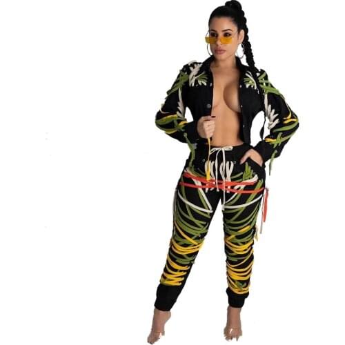 Sexy Lady Streetwear Women Lace Up Strings Pants High Waist Hip Hop Trousers Activewear Sports Jogger Sweatpants