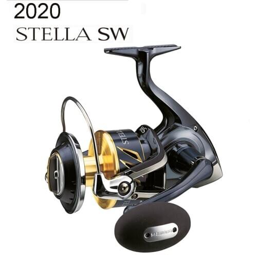 2020 NEW Original Shimano STELLA SW 4000 5000 6000 18000 20000 30000 Spinning Fishing Reel Saltwater Fishing Wheel Made in Japan