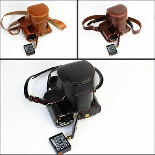 Classical For FujiFilm Fuji XT10 X-T10 XT20 XT30 Leather Camera Case Bag Body Set bottom Cover easy take out of battery