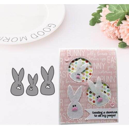 Sack Bunnies Metal Cutting Dies Embossing Scrapbooking Stencil Craft Cut Dies For DIY Card Handmade