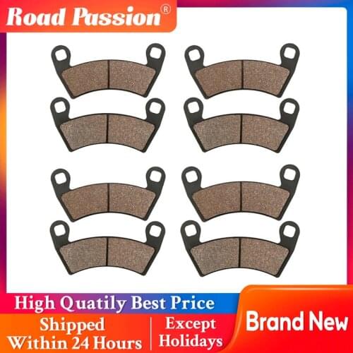 Road Passion Motorcycle Front and Rear Brake Pads For POLARIS 800 Ranger RZR-4 EPS 400 500 700 900 Ranger RZR XP Crew EFI FA452