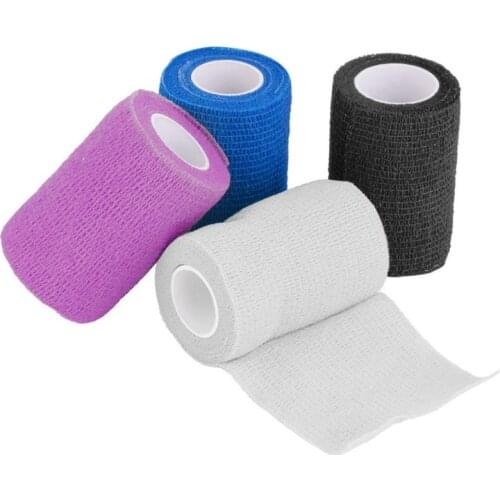10cm*5m Ankle Tubular Bandage Band Sport Tape Waterproof Outdoor Camo Self-Adhesive Tape Camouflage Stealth Tapes Wraps