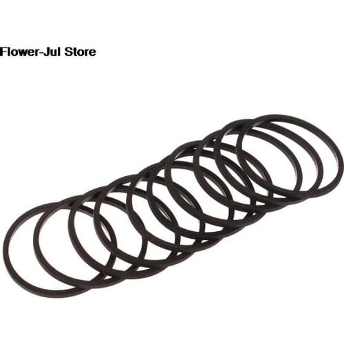 10PCS DVD Disk Drive Rubber Belts Replacement for Xbox 360 DiscTray Accessories Black