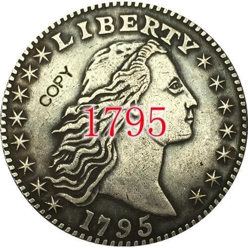 USA 1795 Flowing hair Dollar type 2 Copy Coins