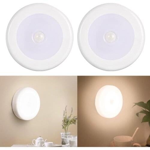 Battery Operated Night Light, Motion Sensor LED Night Lights, Soft Night Light for Sleeping, Light for Nursery, Kids Room, Pa