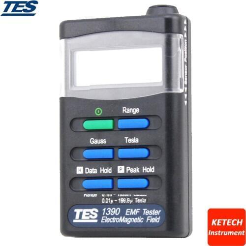 TES-1390 Handheld EMF Tester Gauss Electromagnetic Field Meter