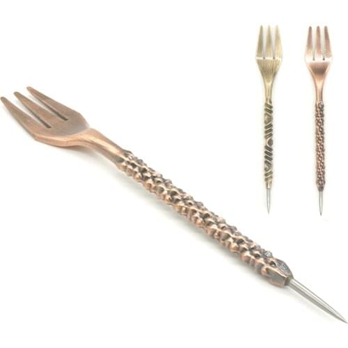 1Set Hookah Sheesha Fork With Tongs Foil Bowl Shisha Chicha Forks Narguile Cachimba Nargile Smoke Herb Cigar Smoking Accessories