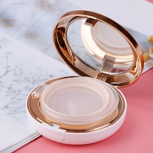 1PCS Empty DIY Air Cushion Puff Box BB Cream Container Dressing Case With Air Cushion Mirror