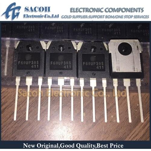 10Pcs FFA60UP30DN F60UP30DN or FFA60UP30S F60UP30S TO-3P 60A 300V Ultrafast Recovery Rectifier Diode