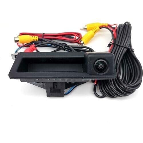 Car Trunk Handle Rear View Fisheye Lens Camera For BMW E90 E91 E92 E93 E53 E82 E88 X1 X5 X6