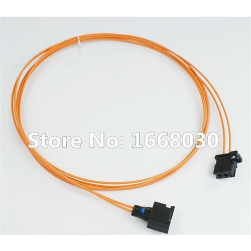 MOST Optical Fiber Cable Connectors Male To Female For Audi BMW Benz 100CM Car accesories interior Car decoration
