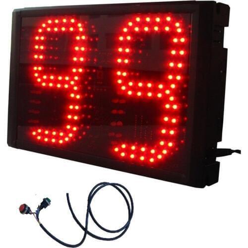 BTBSIGN 6'' Large LED Countdown Timer Digital Seconds Timer Count Down/Up 99 Seconds Horse Bike Racing