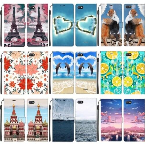 For Xiaomi Redmi 6A Case Flip Leather Cover Phone Case With Magnetic Wallet Stand