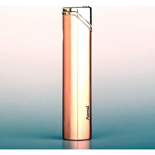 Rhombus Long Metal Windproof Lighter Wholesale Personality Creative Lighterbriquets Et Accessoires Fumeurs Smoking Accessories