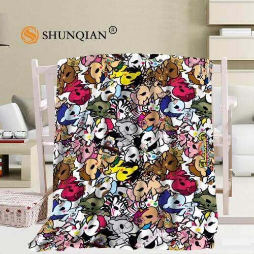 Custom Tokidoki Travel Blanket Home TV Casual Relax for Family Soft Fluffy Warm Blanket #QAZ999K