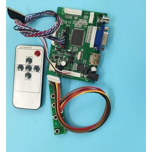 Kit Work for B156XTN03.2/B156XTN03.4 1366x768 driver 2AV VGA AV LED HDMI LCD 40pin Controller Board Screen remote display panel