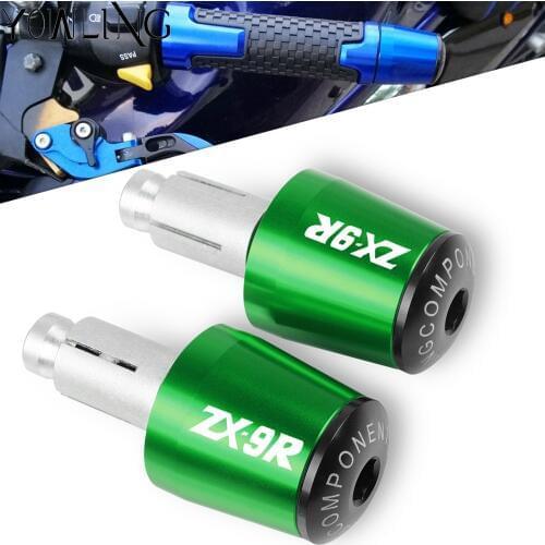 Motorbike Handlebar End Plug Slider Handlebar Ends 7/8'' Handle Bar Cap Cover For Kawasaki Ninja ZX9R ZX 9R 2000 2001 2002 2003