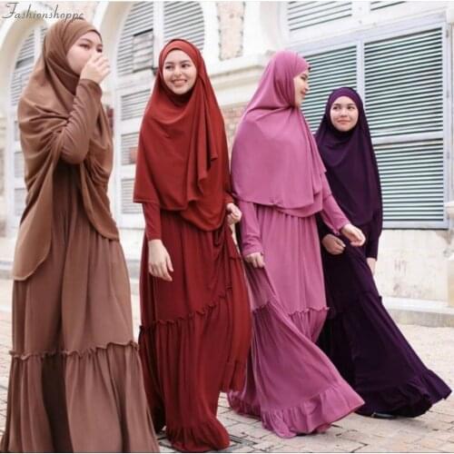 Muslim Sets Dress Kaftan Dubai Abaya Turkey Dresses Abayas For Women Robe Musulman Ensembles De Mode Vetement Djellaba femme
