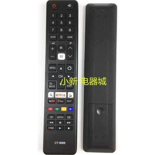 New Remote Control CT-8069 for Toshiba Smart TV 32D3653DB 55U6663DB 49U6663DB 32W3753DB 49U6763DB 32D3753DB 49U5766DB 43L3753DB