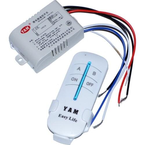 New Universal 2 Way RC ON/OFF Switch Digital Remote Control Switch For Light Lamp Free Shipping with Track Number 12000665