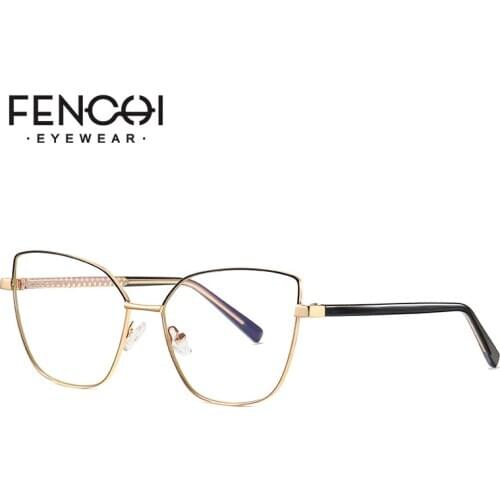 Cat Eye Blue Light Blocking Glasses Transparent Women Eyeglasses Men Optical Glasse Frame For Computer Gaming