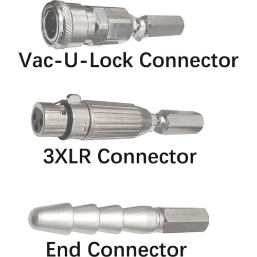 Reciprocating Linear Machine Pneumatic Fittings Vac-U-Lock Connector 3XLR Connector End Connector For Reciprocating Linear Motor