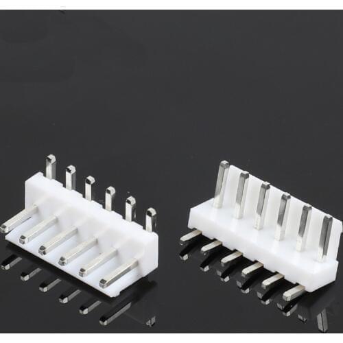 6-20 PCS VH 3.96 2/3/4/5/6/7/8P pin Header 3.96MM male Terminal VH3.96 Connectors VH-AW right angle pins 90 degree