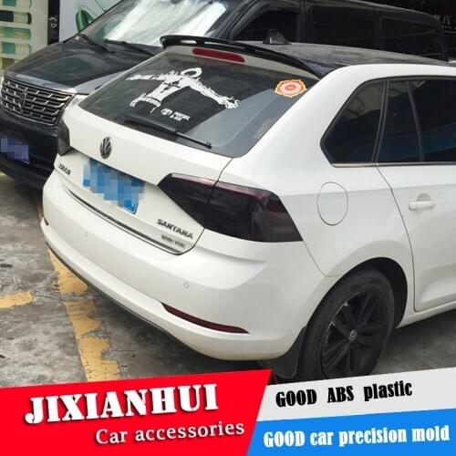 For Gran Santana Spoiler 2015-2018 Volkswagen Gran Santana Spoiler LX ABS plastic Material Car Rear Wing Color Rear Spoiler