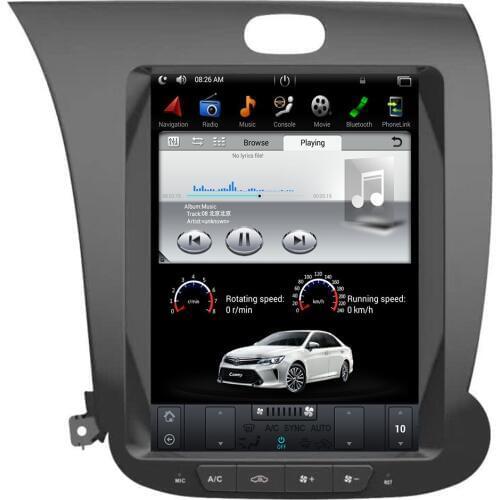 Tesla style Android 9.0 Car Radio Stereo GPS Headunit For KIA CERATO K3 FORTE 2013 2014 2015 2016-2019 Car DVD Player Multimedia