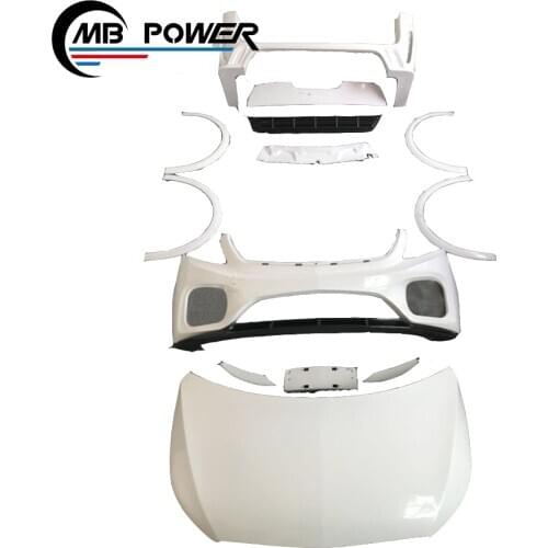 V Class w447 Body Kit for w447 Vito V260 V250 to MBM Style with Bumpers and Grille Hood Scoop