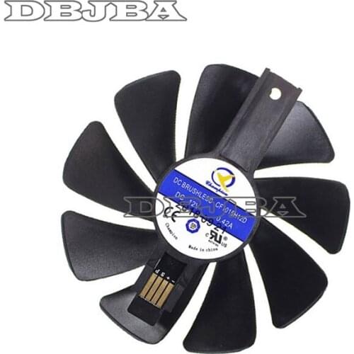 CF1015H12D DC12V 0.42A Graphics Card Fan For Sapphire RX580 2048SP 8G OC