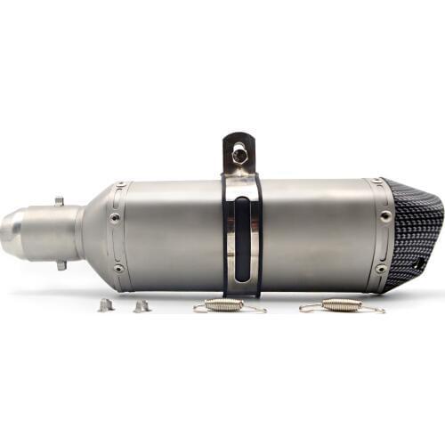 51mm Motorcycle Exhaust With Muffler Db Killer For kawasaki vulcan s 650 zx6r 2006 vn800 kle 500 zx10r 2016 z250sl er6f z900