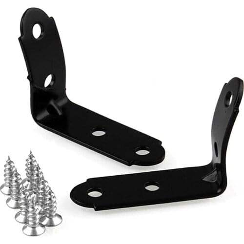 JEAZEA Glove Hinge Box Lid Snapped Brackets Repair Fix Kit "Z" Brackets Fit for Audi A4 S4 RS4 B6 B7 8E