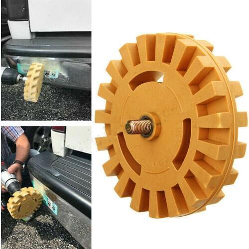 1pcs Pneumatic Wheels Rubber Grinding Tire Polishing Wheel Tool Degumming гриндер For Car Stickers And Decals