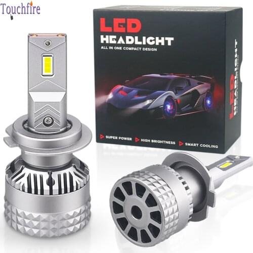 2Pcs Canbus 130W 6500K White 12-24V CSP-3575 H1 H7 H8 H11 Car Headlight Bulb HB3 HIR2 16000LM Mini Auto Light LED Update Kit