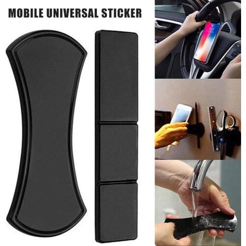 2pcs Anti-slip Nano Rubber Foldable Pad Mat Gel Dash Car Mount Holder Stand for Phone Car Styling