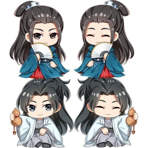 2 Designs Anime WORD OF HONOR Zhou Zishu, Wen Kexing Double Sided Pattern Plush Stuffed Throw Pillow Cartoon Cushion Toy