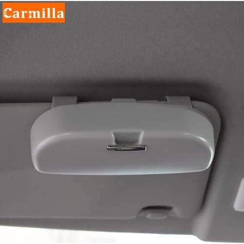 Carmilla ABS Car Glasses Box Case Holder for Tesla Roadster Model 3 Model S Model X Sunglasses Protector Bag
