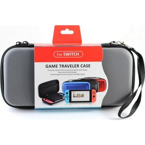 For Nintendo Switch Game Traveler Case Portable Bags EVA Protective Hard Case Shell Handbag Handle Carrying Case Storage Pouch