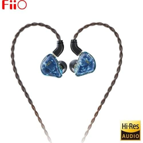 FiiO FD1 Beryllium-plated Dynamic Driver HiFi Music Audio In-ear Earphone Bass Earplug IEM 2Pin 0.78mm Plug Detachable Cable