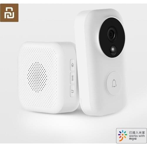 Youpin Zero AI Face Identification Doorbell Set 720P IR Night Vision Video Motion Detection SMS Push Intercom Free Cloud Storage