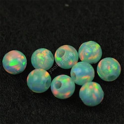 Factory 78 colors full drilled 3mm round opal beads for DIY jewelry design necklace bracelet a lot of inventory or customiz
