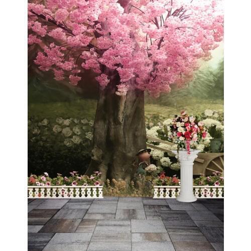 LIFE MAGIC BOX Baby Backdrop Big Tree Baby Boy Shower Background For A Photo S-2222