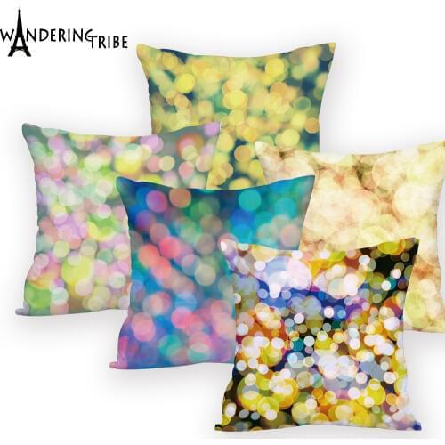 Cover Cushion Geometric Colorful Decorative Pillow Personalized Cushion Cover Stripe Pillows Almofadas Decorativa Designer
