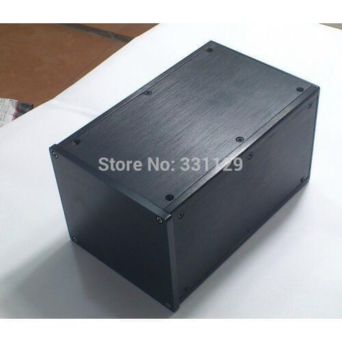 NEW Aluminum chassis power amplifier case small multi-purpose case (the external size:width 161height 140depth 251