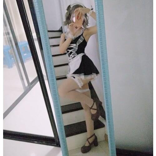 Sexy Maid Dress Style Womens Maid Servant Uniform Costume Role Play Sexy Lingerie Exotic Apparel Clothing