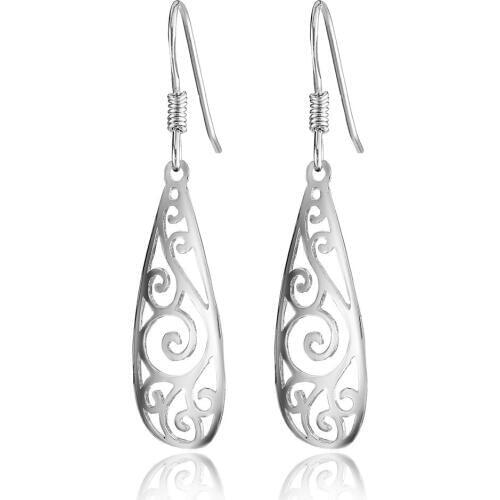 Серебряные серьги Sinya China At AliExpress