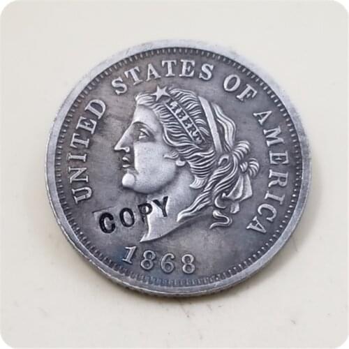 USA 1868 $5 Dual Denomination $5-25 Francs Patterns COPY COIN FREE SHIPPING