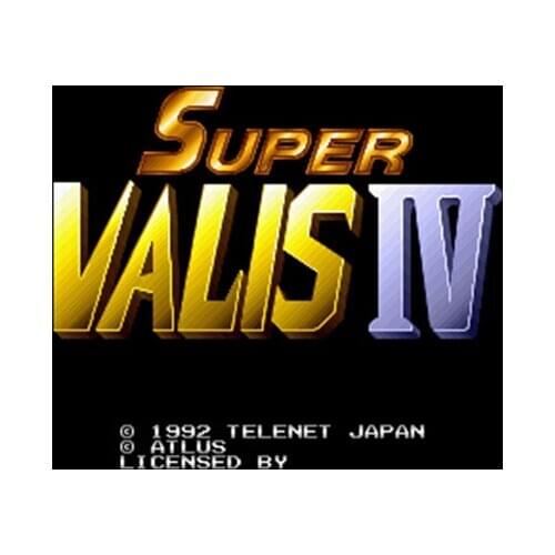 Super Valis IV 16 bit Big Gray Game Card For NTSC Game Player Drop Shipping