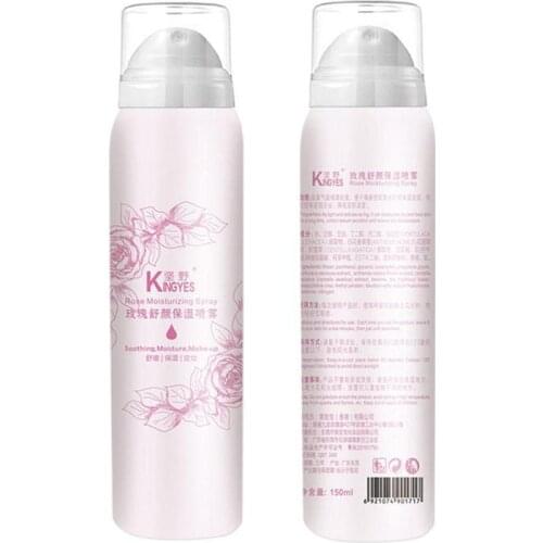 150ml Pure Rose Moisturizing Face Serum Toner Spray Shrink Pores Oil Control Whitening Brightening Spray Face Skin Care